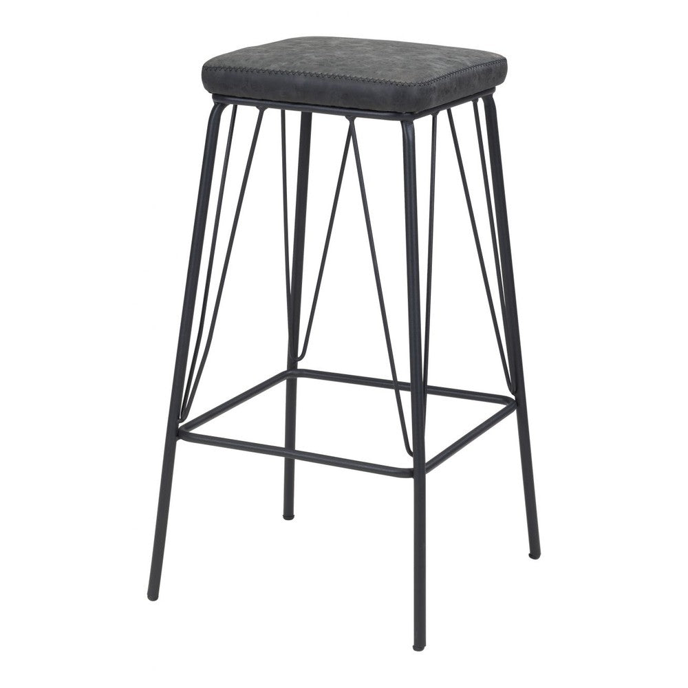 Samuel Upholstered Vintage Counter Stool