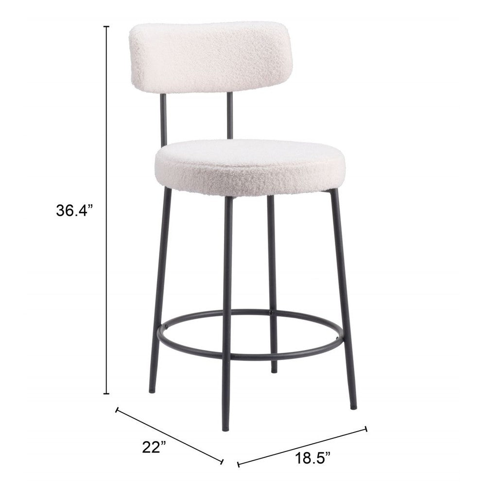 Blanca Upholstered Counter Stool