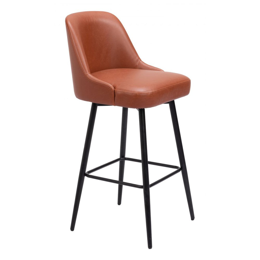 Keppel Upholstered Swivel Barstool