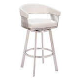 Bantry Swivel Barstool White