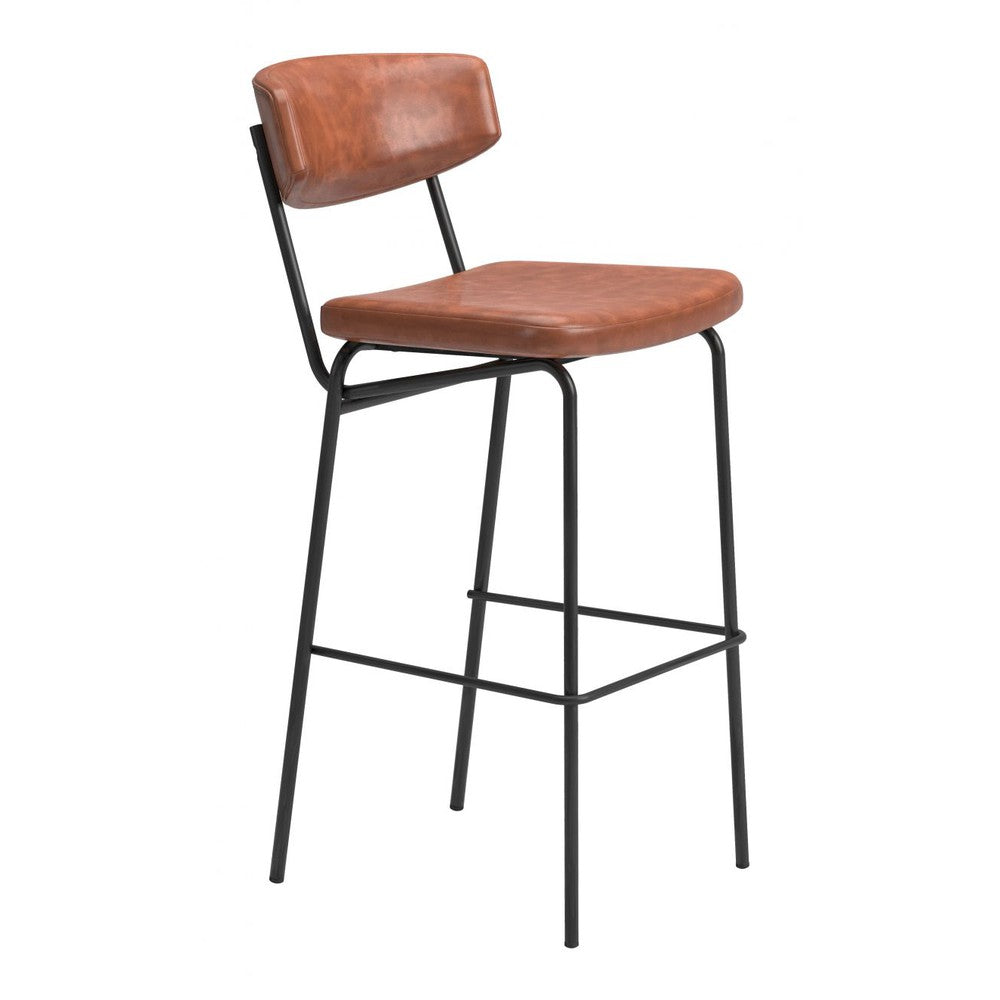 Charon Upholstered Bar Stool