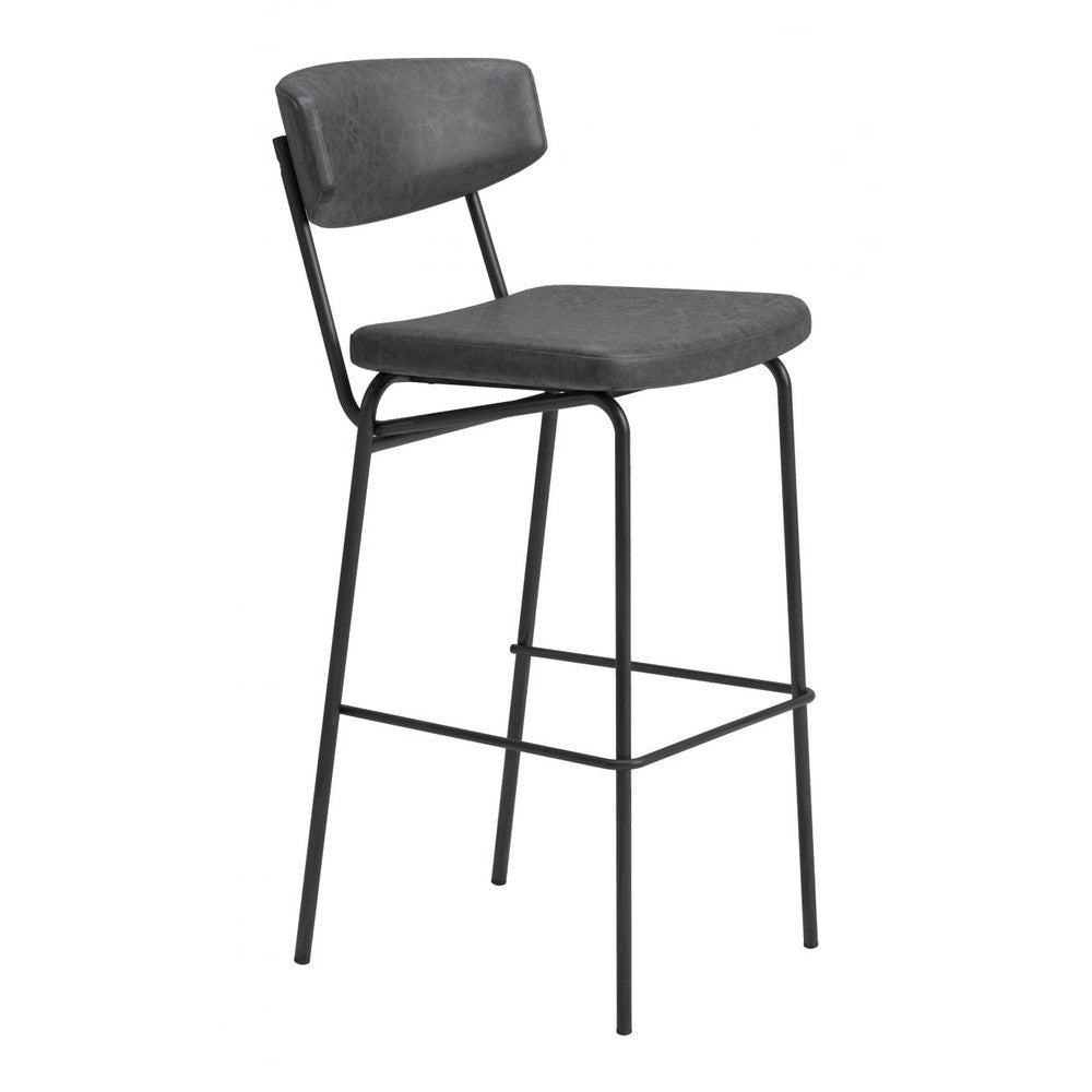 Charon Upholstered Bar Stool