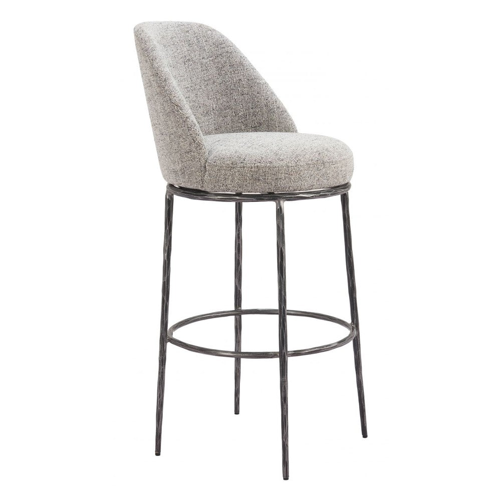 Nordhavn Upholstered Swivel Bar Stool