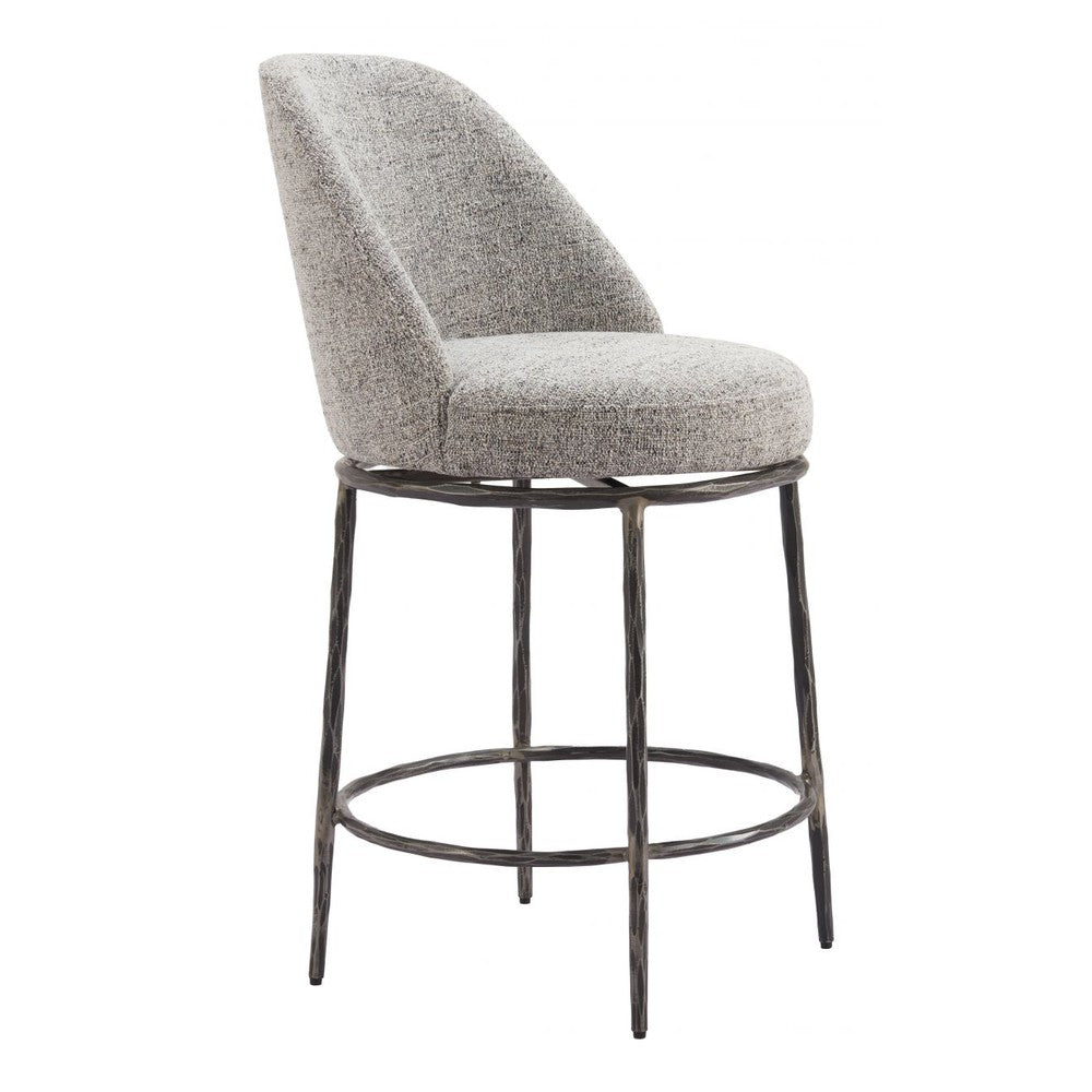 Nordhavn Upholstered Swivel Counter Stool