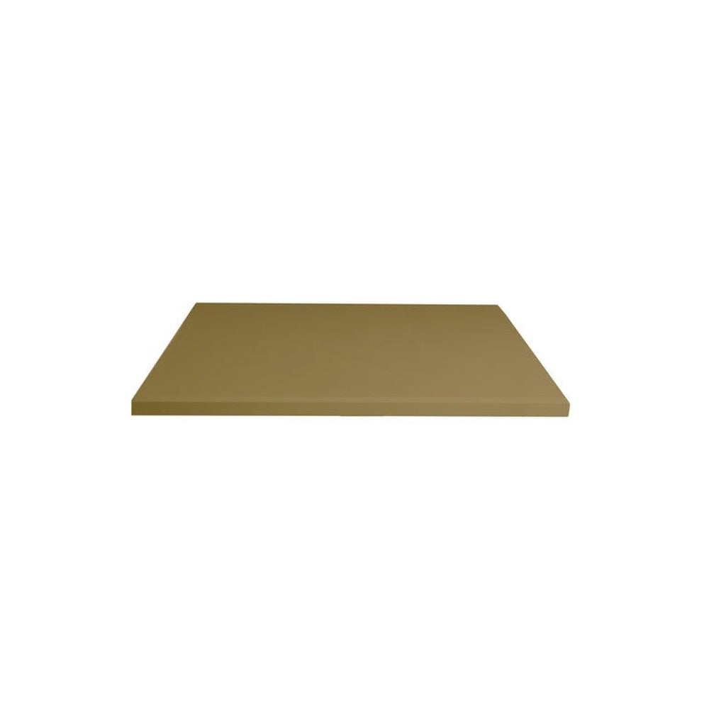 Beige Solid Color Powder Coated MDF Outdoor Table Tops