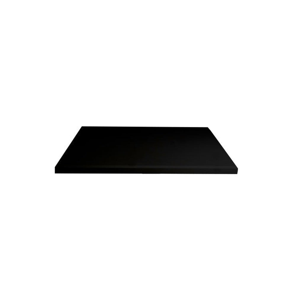 Frosty Black Solid Color Powder Coated MDF Outdoor Table Tops