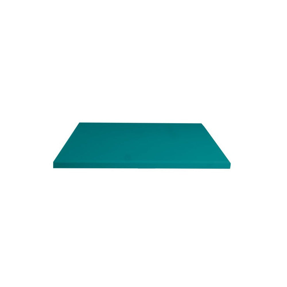 Turquoise Solid Color Powder Coated MDF Outdoor Table Tops