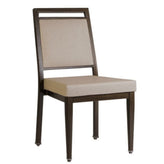 Atticus Metal Upholstered Dining Side Chair