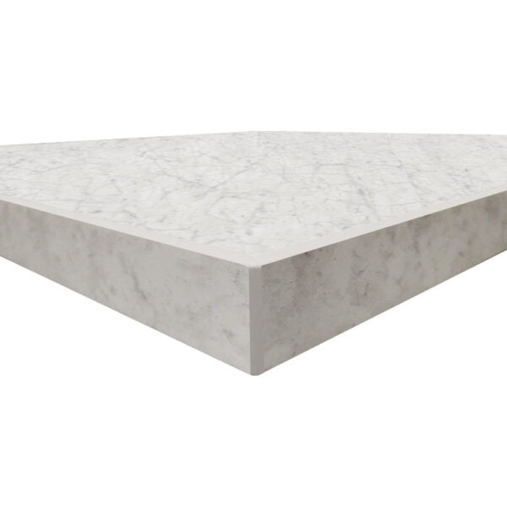 3mm Manufactured Table Tops - Carrara Bianco