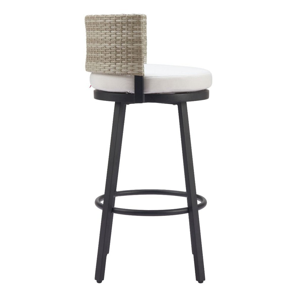 Midnight Wave Outdoor Barstool