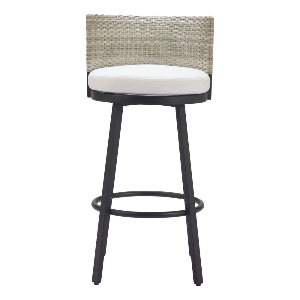 Midnight Wave Outdoor Barstool