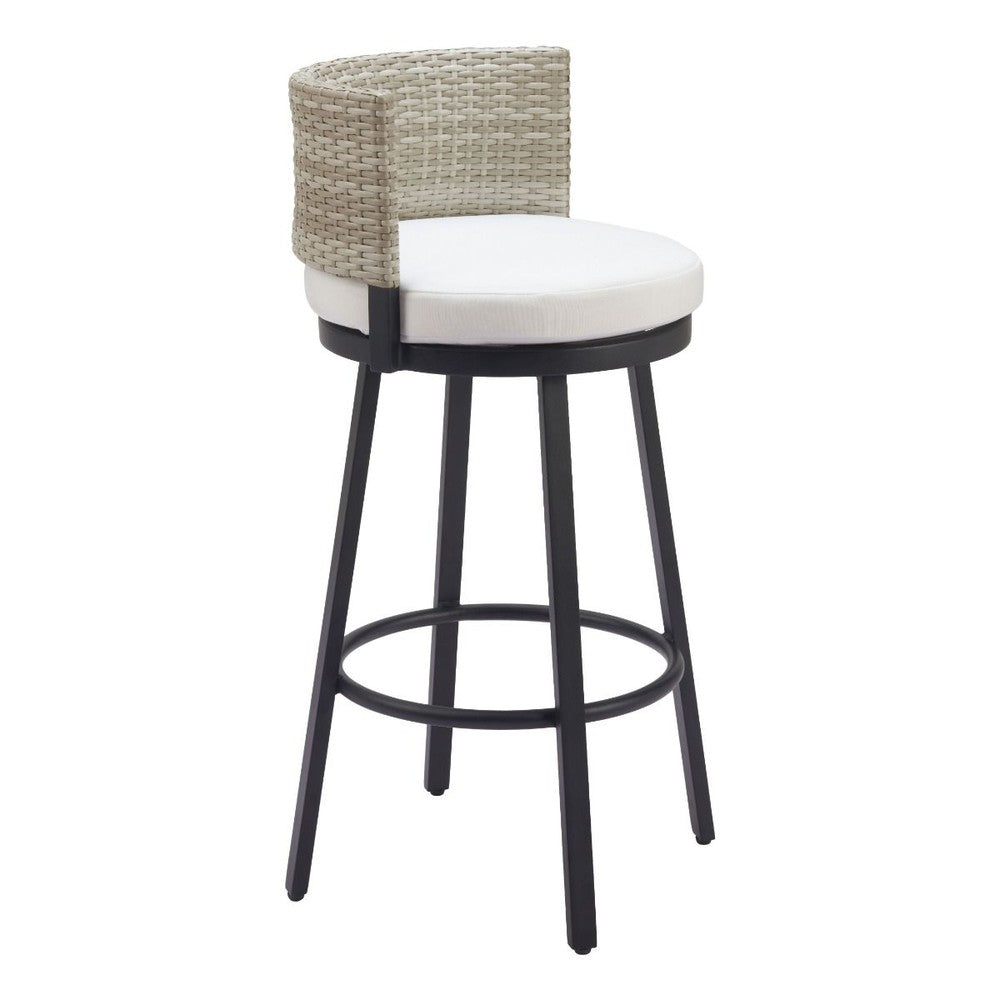 Midnight Wave Outdoor Barstool