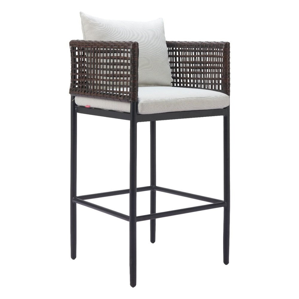 Palm Paradise Outdoor Barstool