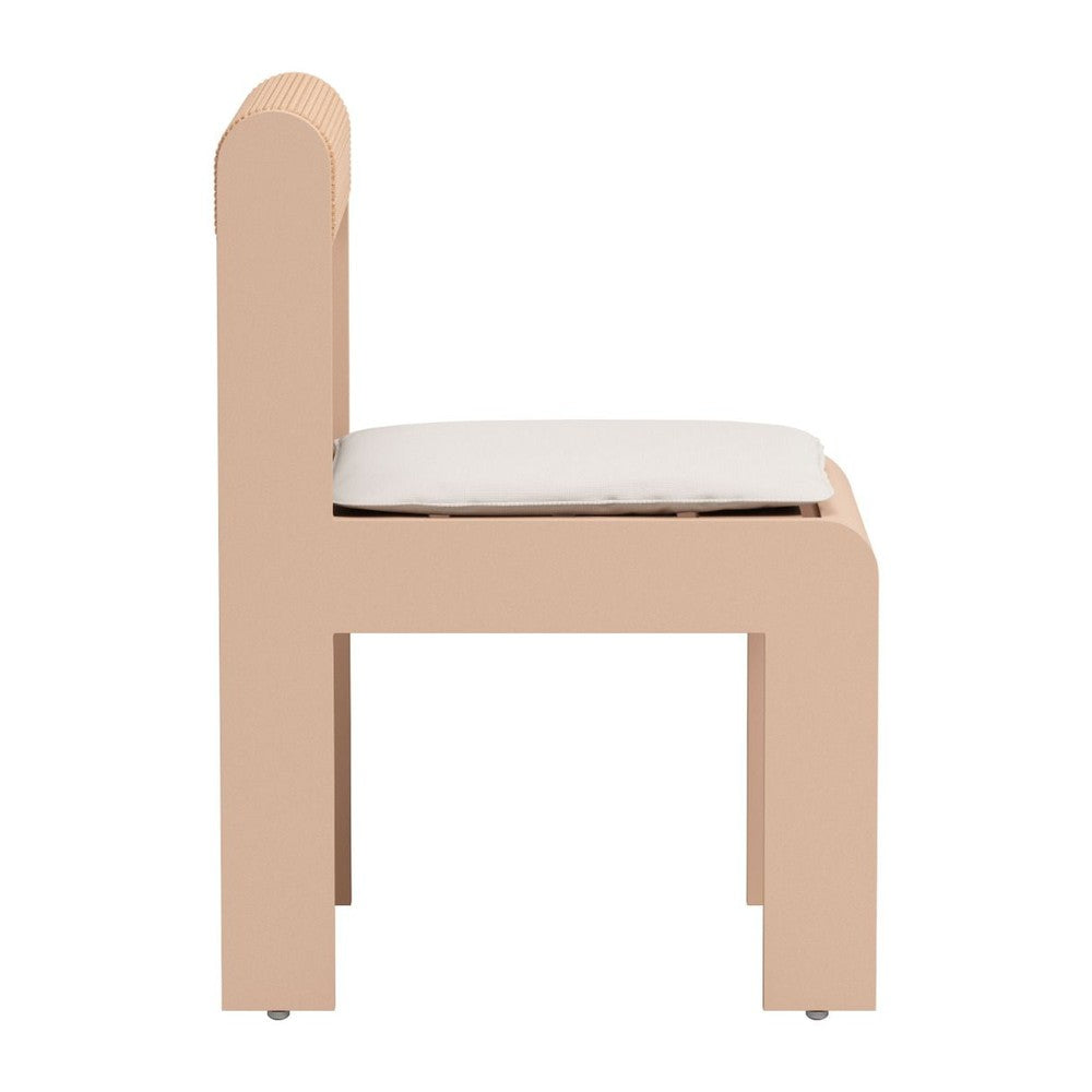 Island Outdoor Dining Chair White