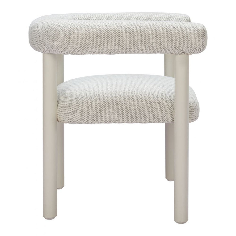 Sunbath Outdoor Dining Chair White