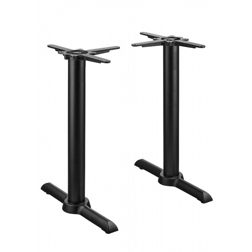 AUTO-ADJUST KT22 Dining Height ADA Compliant T-Table Base - Set of 2