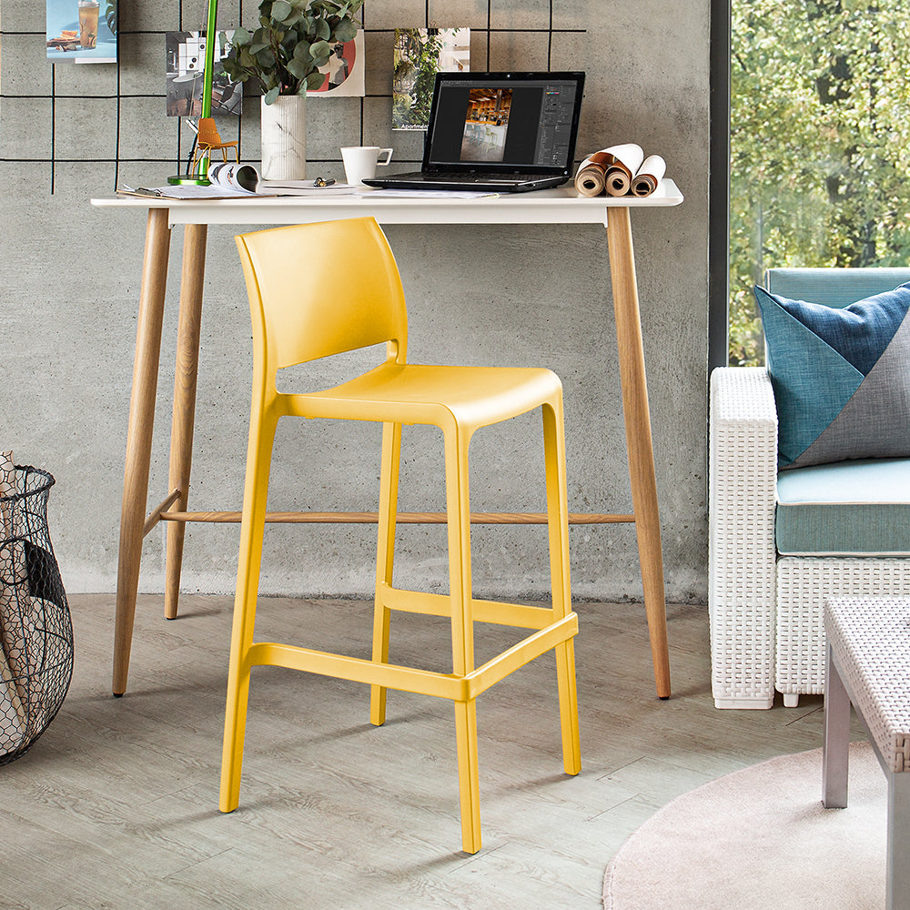 Sensilla Outdoor Resin Bar Stool