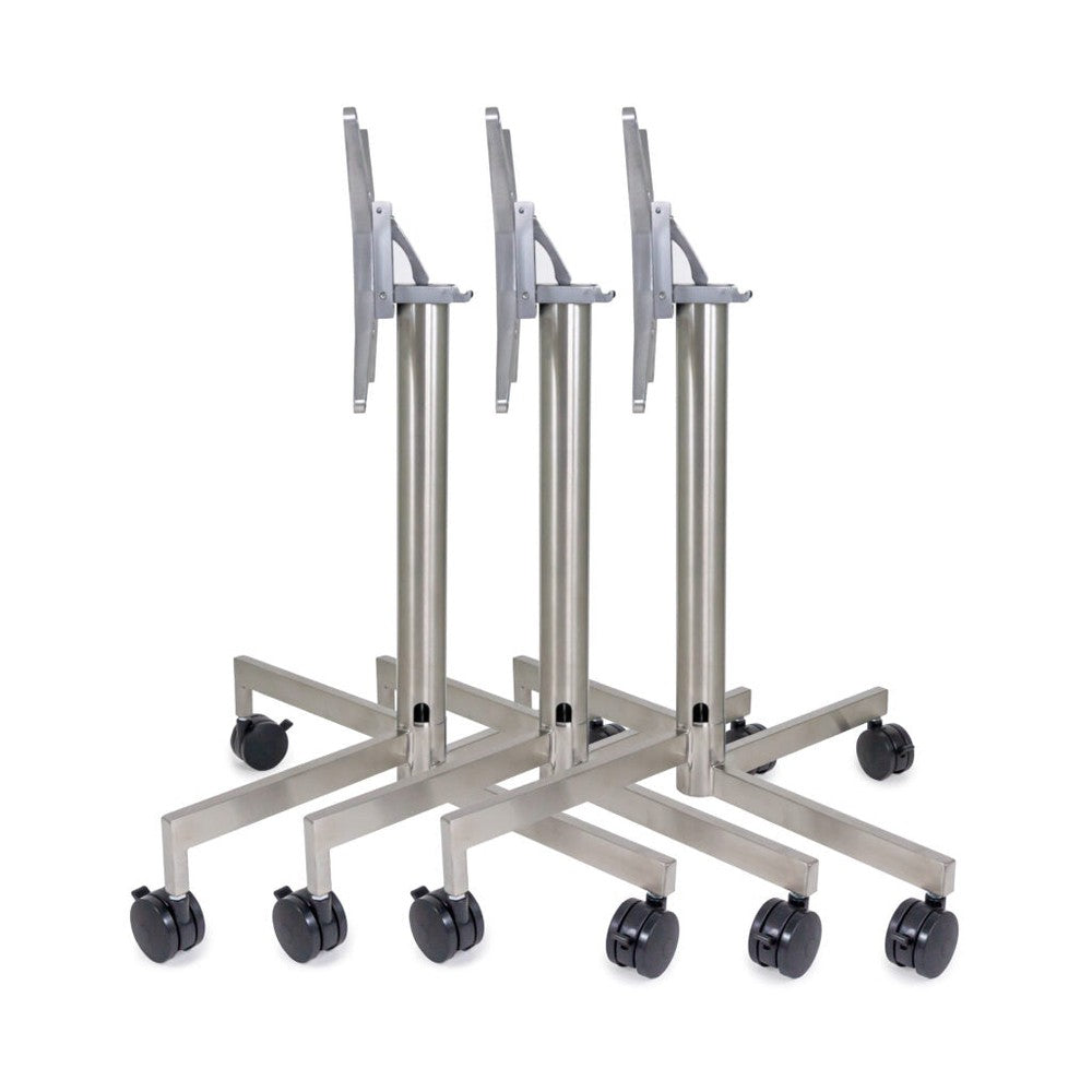 8030 Series Nesting Stainless Steel Folding X Base with Casters