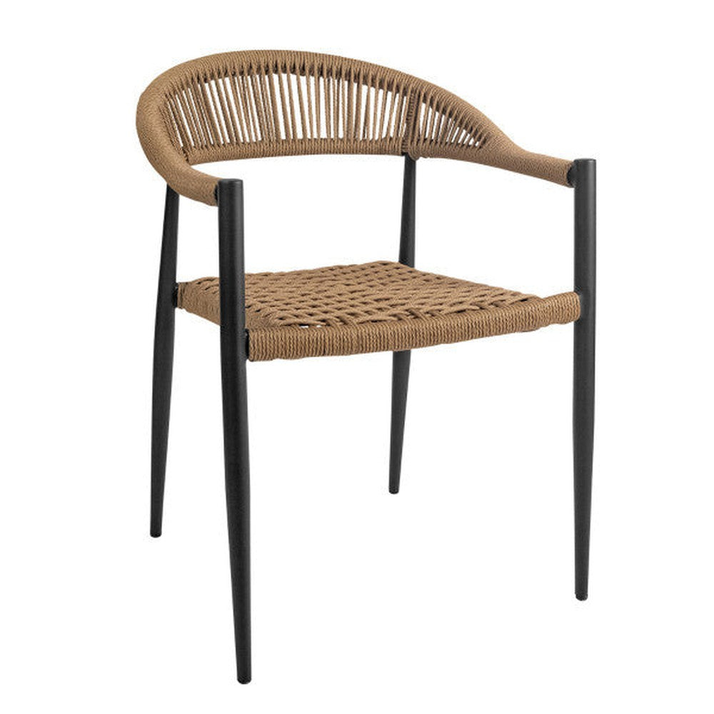 Sydney Woven Synthetic Rope Seat Outdoor Chair