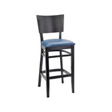 Elton Wood Upholstered Bar Stool