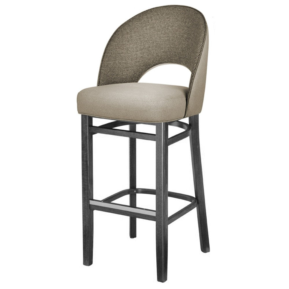 Cut Out Back Modern Bar Stool