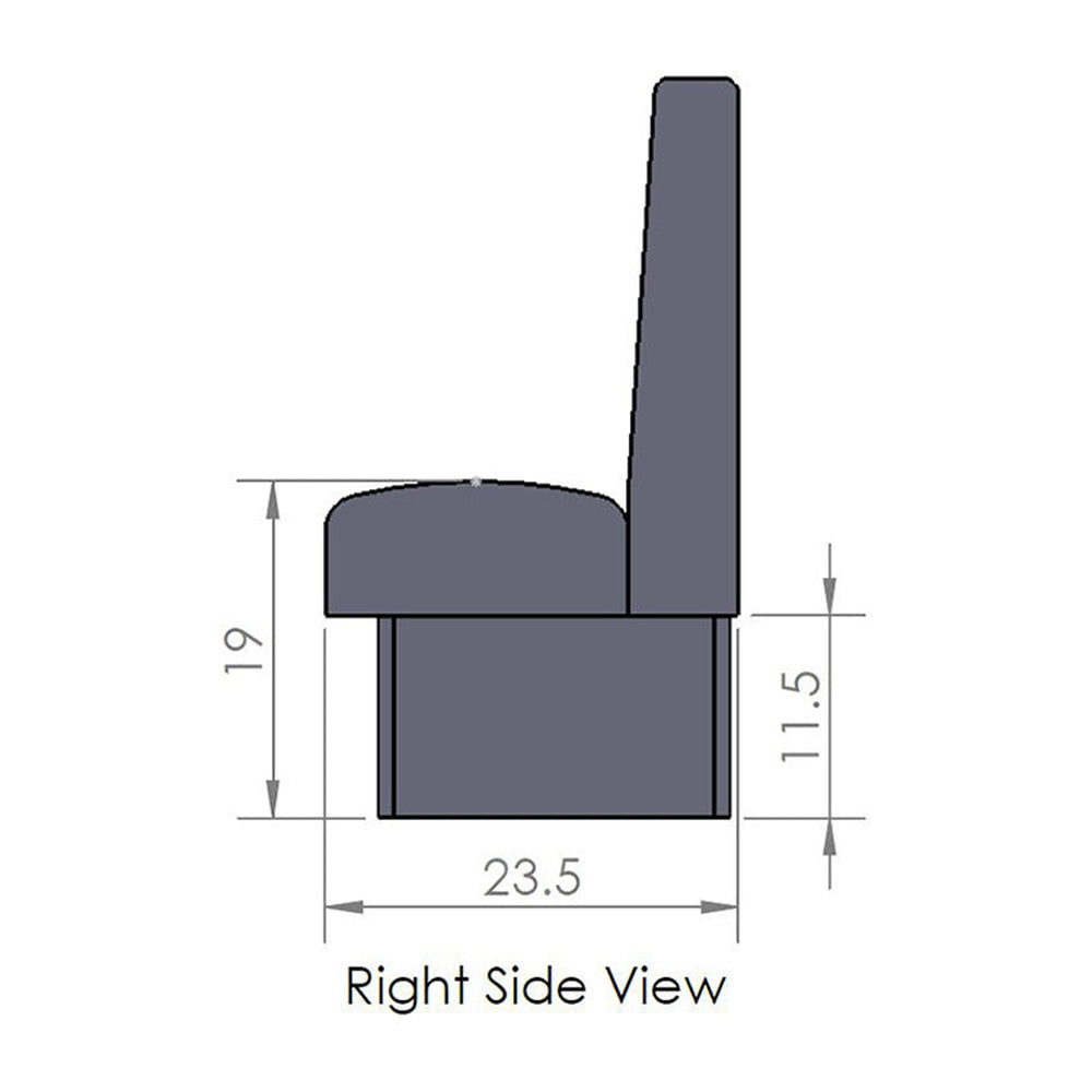 ambrose vinyl upholstered booths