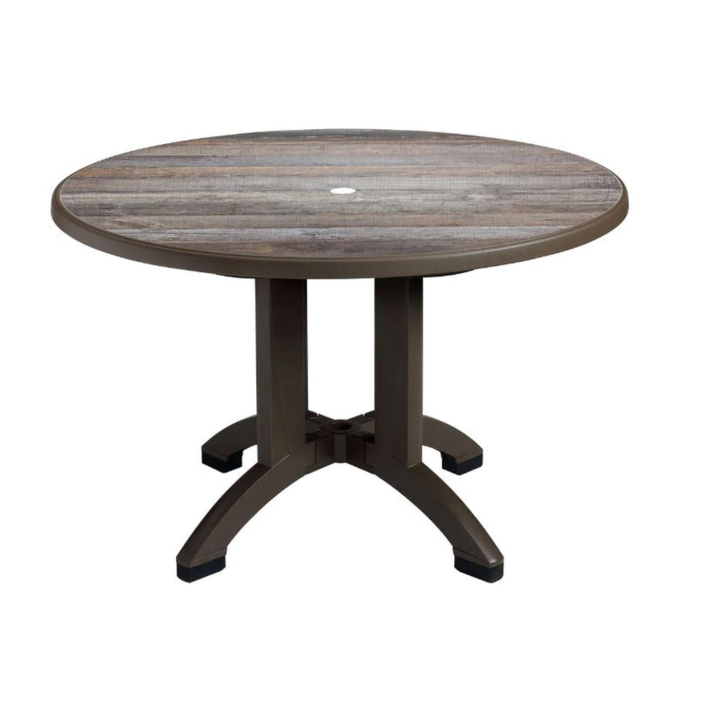 Aquaba 48" Resin Outdoor Round Table