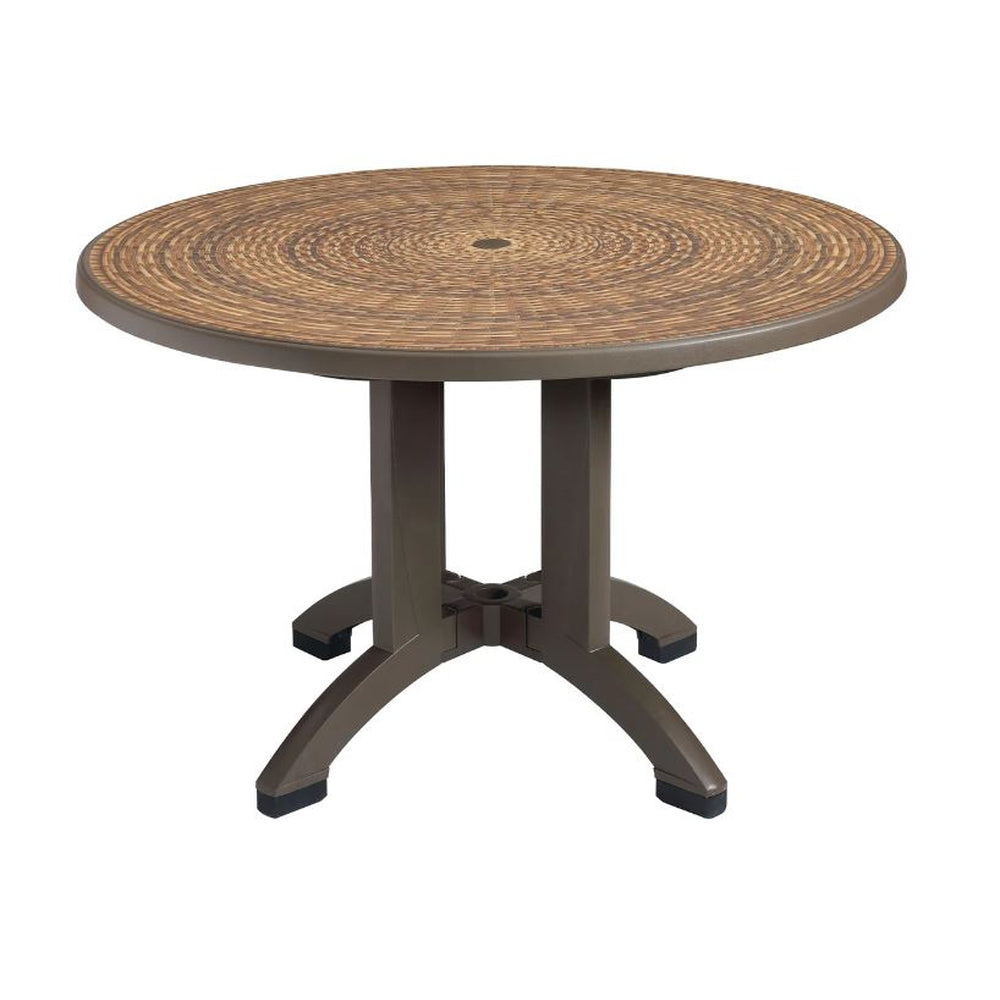 Aquaba 48" Resin Outdoor Round Table