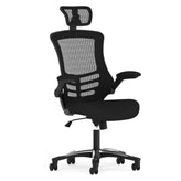 Kelista High-Back Black Mesh Swivel Ergonomic Executive Office Chair