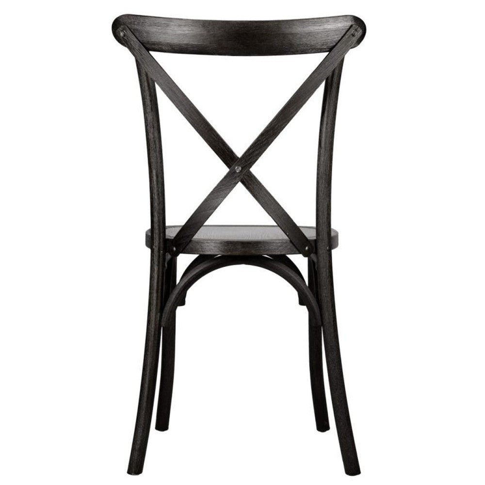 Traditional Cross Back ToughWood Stackable Side Chair