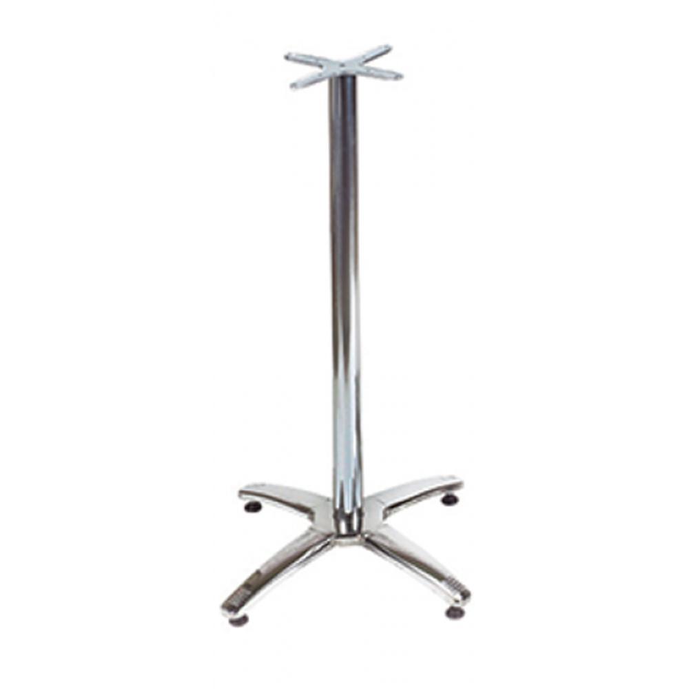 Outdoor Chrome X-Style Table Bases