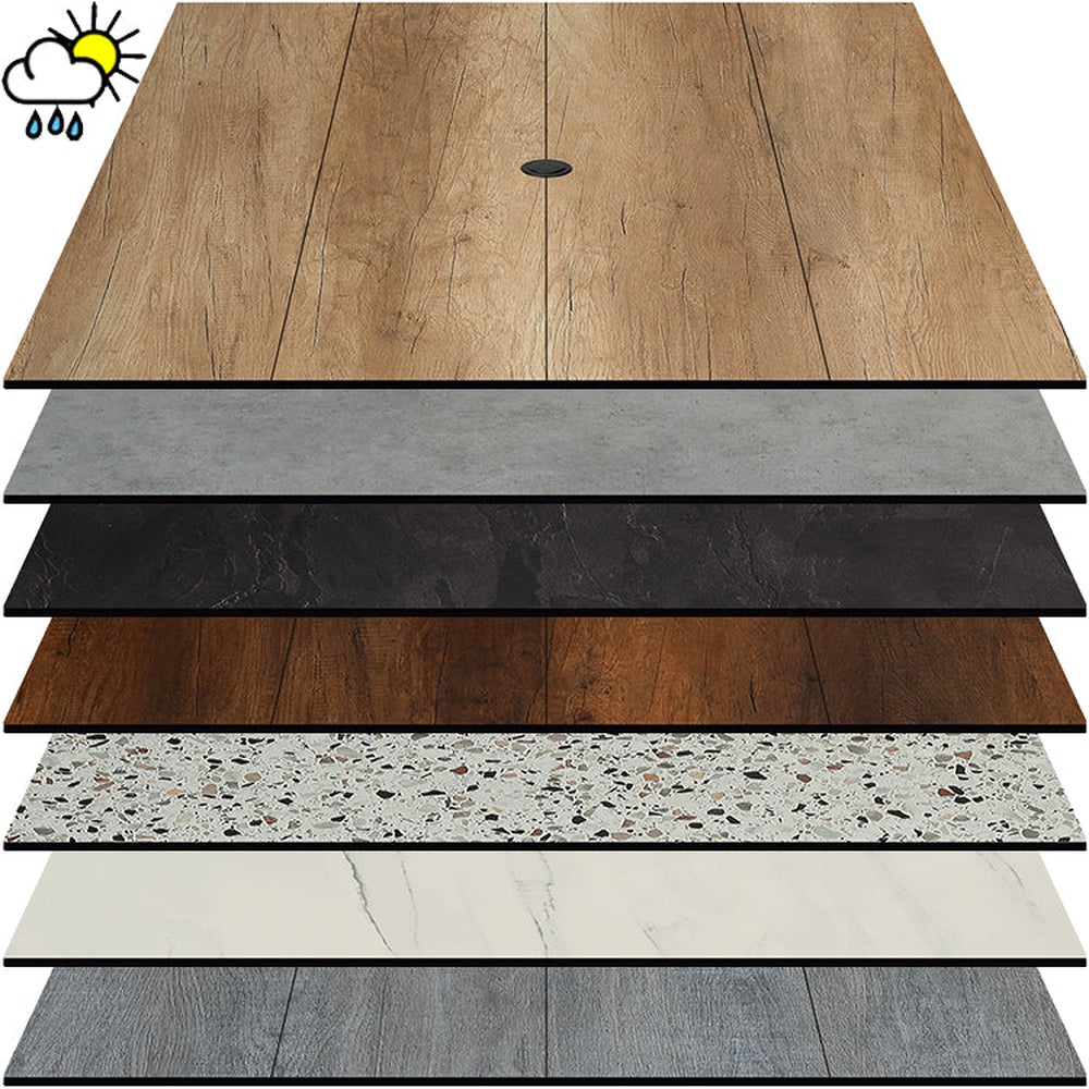 Outdoor Versatility Series Complete Table with COMPCOR Table Top