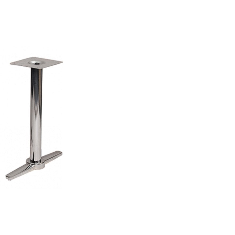 Chrome T-Style Table Base