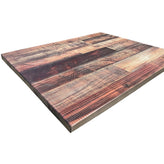 Rustic Wood Look Outdoor Resin Table Tops