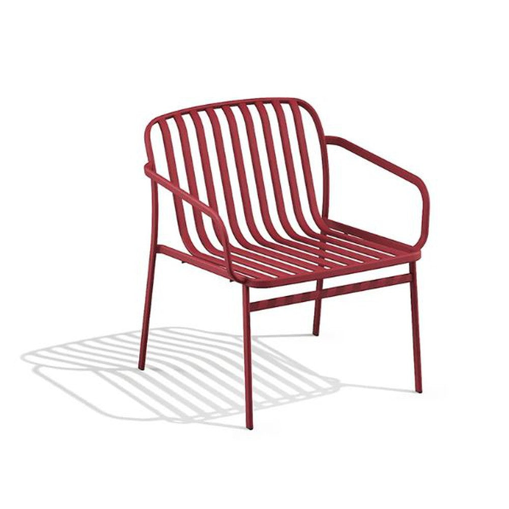 Kano Outdoor Steel Stackable Lounge Chair