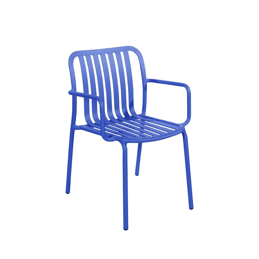 Key West Outdoor Vertical Slat Stacking Armchair