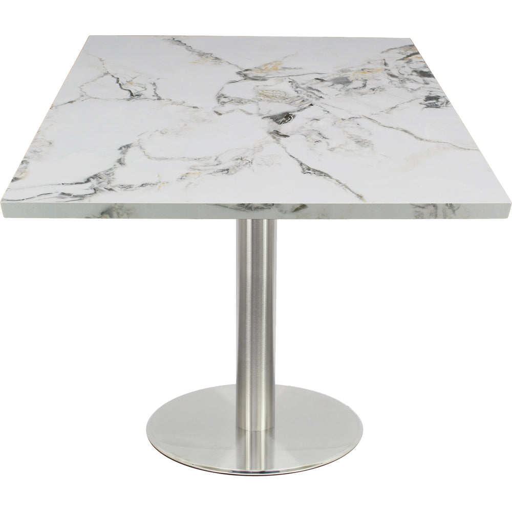 White Calacatta Sintered Stone Table Tops