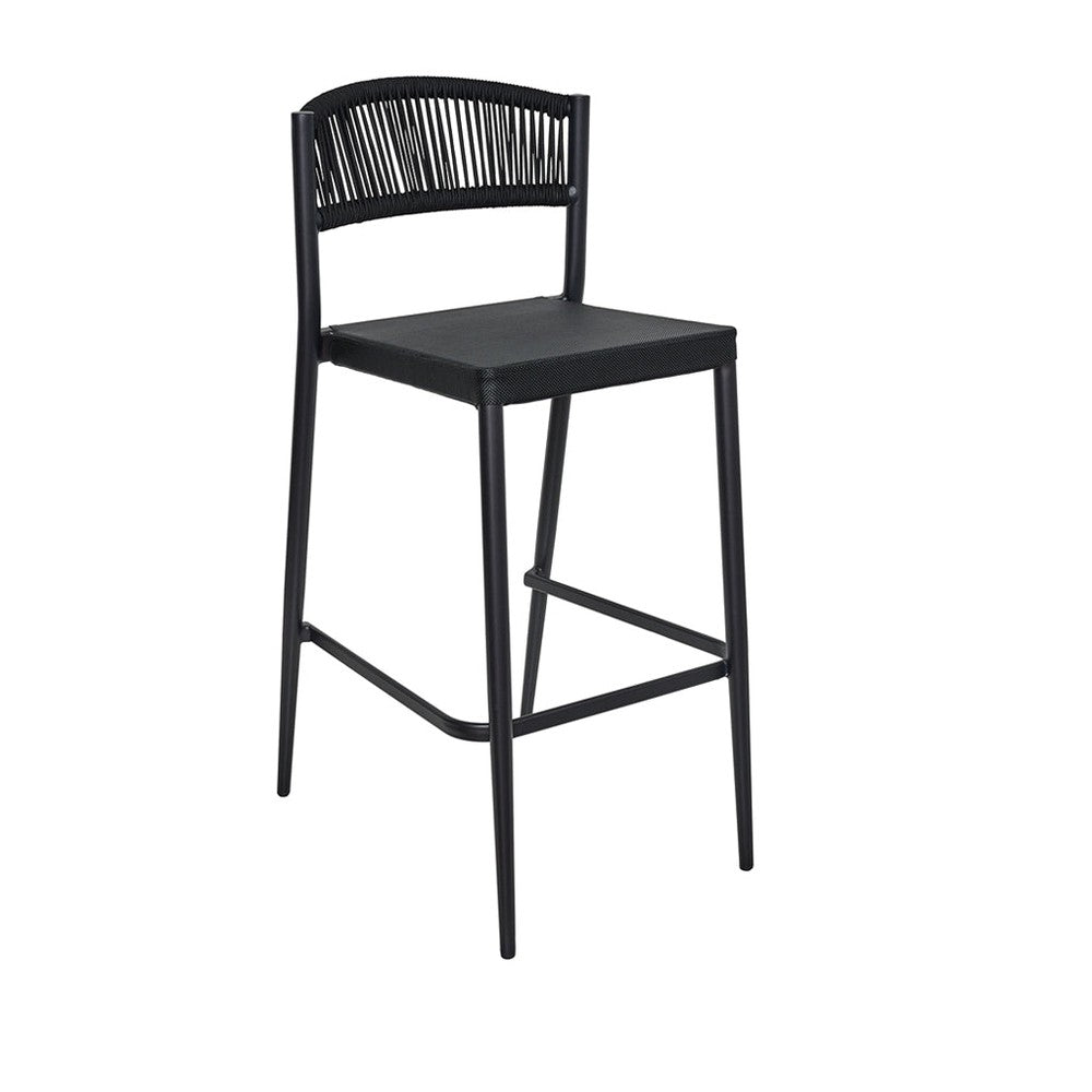 Tahiti Outdoor Stacking Metal Bar Stools