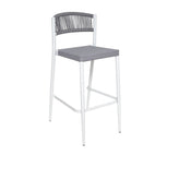 Tahiti Outdoor Stacking Metal Bar Stools