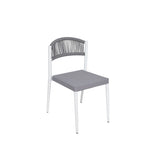 Tahiti Outdoor Metal Stacking Side Chairs