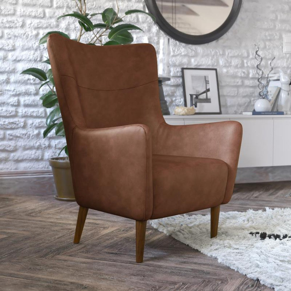 Connor Traditional Wingback Accent Chair