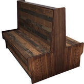 Reclaimed Wood Style Custom Booths