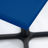 Royal Blue Solid Color Powder Coated MDF Outdoor Table Tops