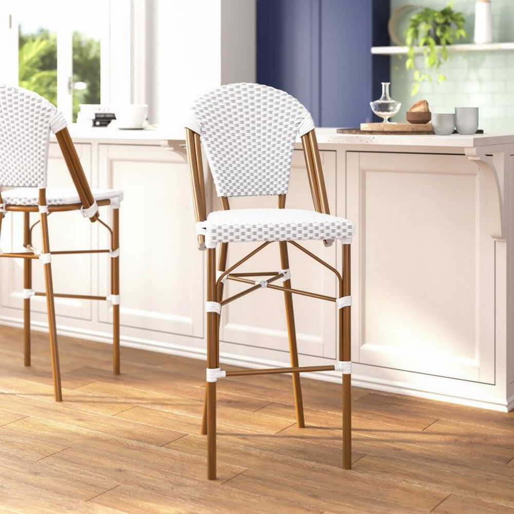 Lourdes Thonet French Bistro Outdoor Bar Stools