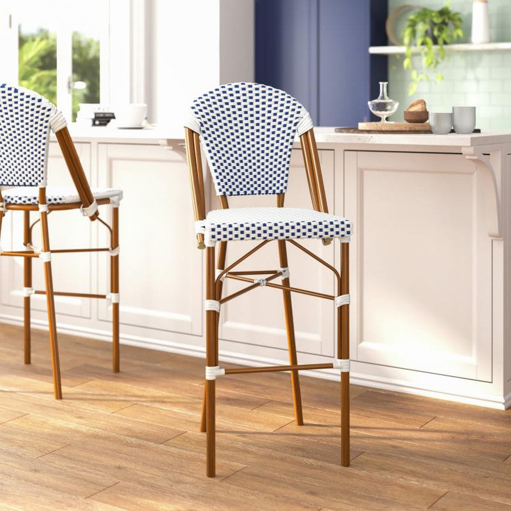 Lourdes Thonet French Bistro Outdoor Bar Stools