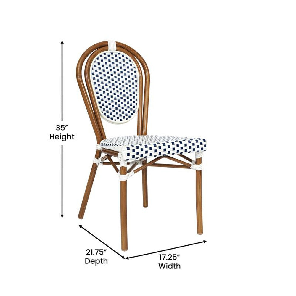 Lourdes Thonet French Bistro Outdoor Side Chair