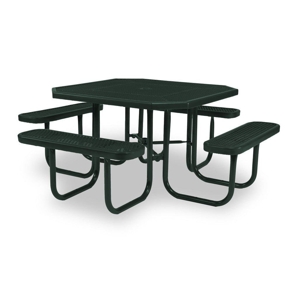 Signature Collection 46 inch Portable Octagon Picnic Table