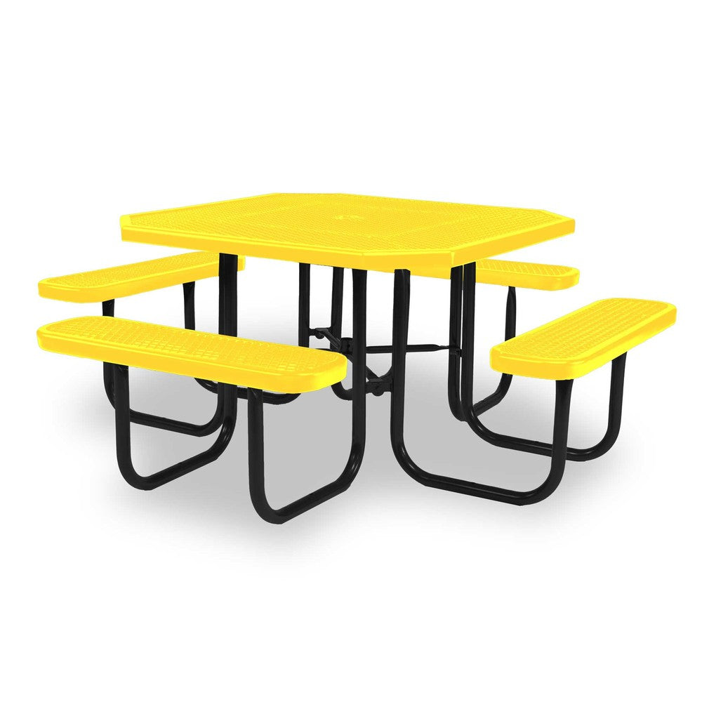 Signature Collection 46 inch Portable Octagon Picnic Table