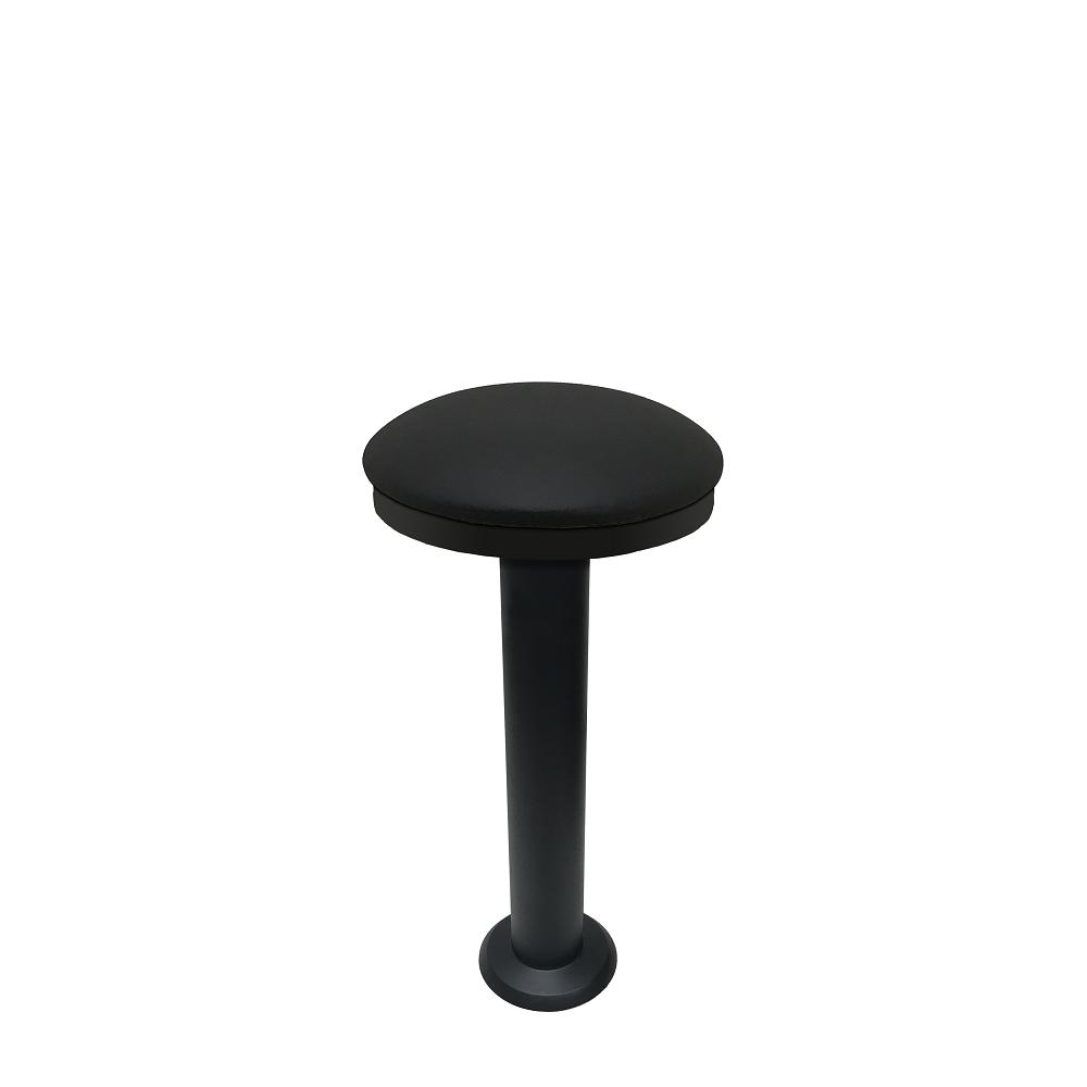 Slimline Vinyl Upholstered Bolt Down Pedestal Bar Stools