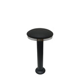 Slimline Vinyl Upholstered Bolt Down Pedestal Bar Stools